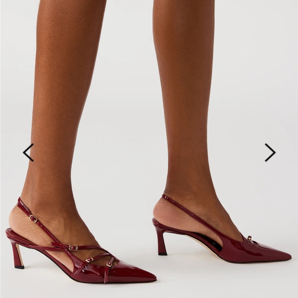 Steve Madden Red Slingback Heels